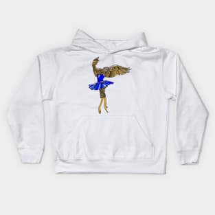 Owl Ballerina Tutu Kids Hoodie